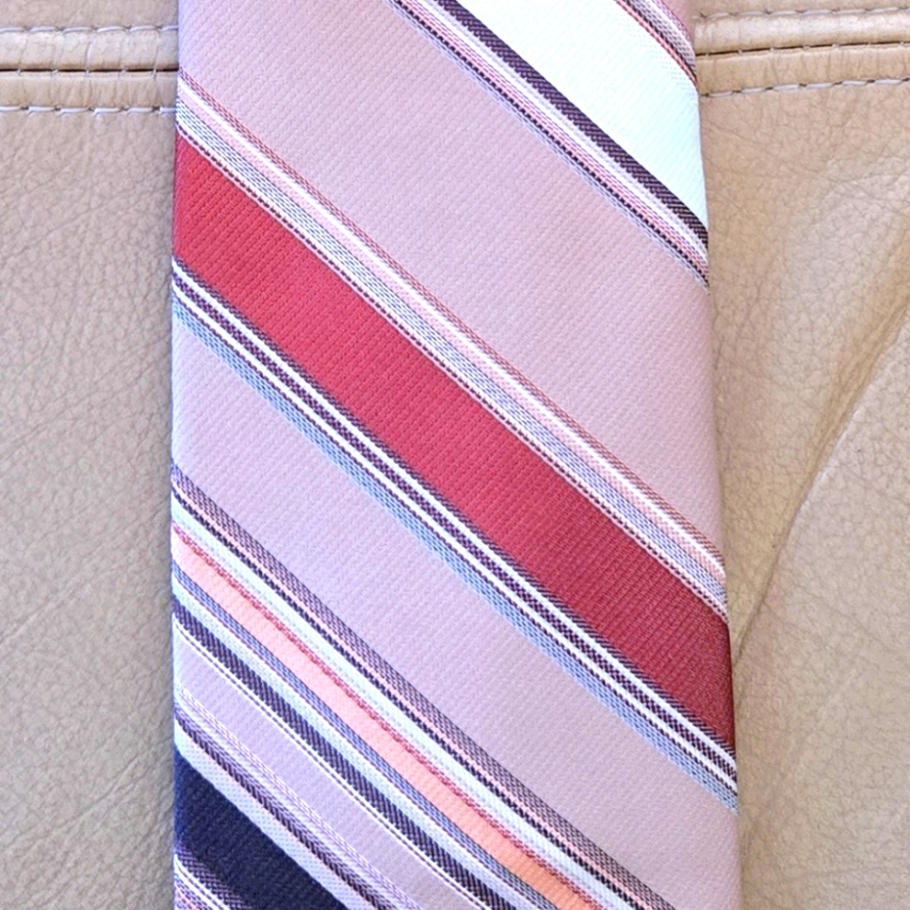 Vintage Clip-on Tie Beige